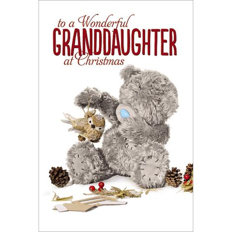 3D Holographic Granddaughter Me to You Bear Christmas Card £3.79